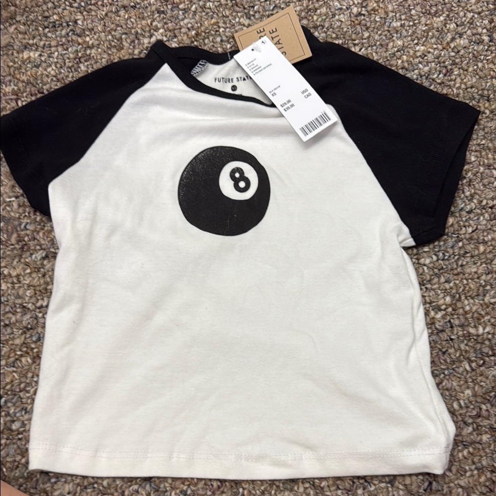 NWT 8 ball baby tee